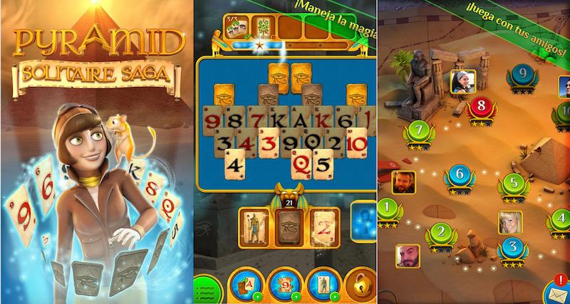 Confira o mais novo jogo de cartas: Pyramid Solitaire Saga