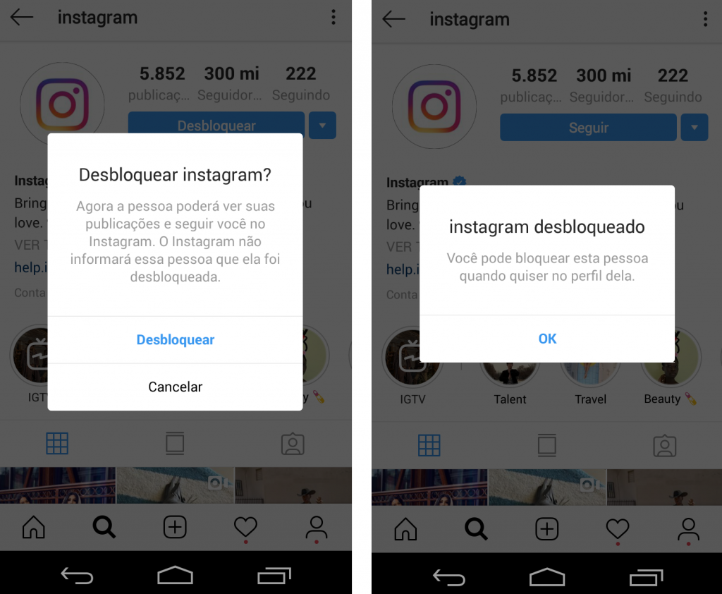 imagem 3 de Como bloquear o acesso a perfis, stories ou saber se foi bloqueado(a) no Instagram