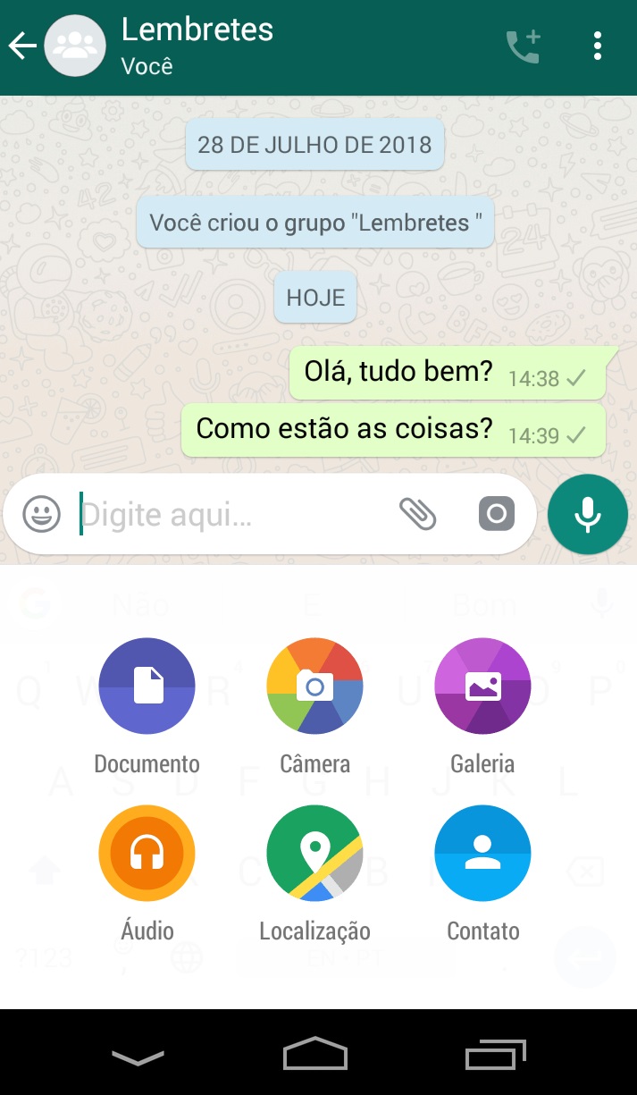 Como transformar vídeos em GIFs utilizando apenas o WhatsApp