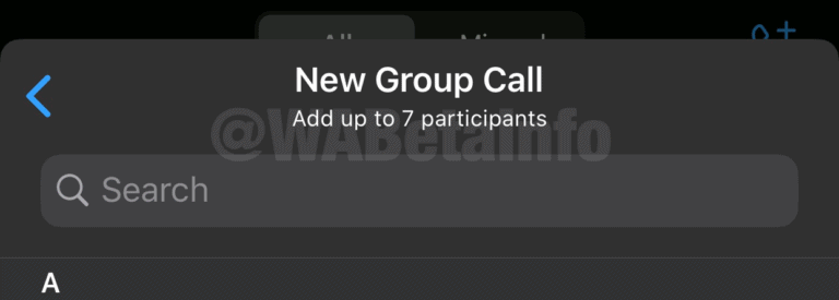imgem 2 de WhatsApp atualização permite chamadas de vídeo e áudio com até 8 pessoas
