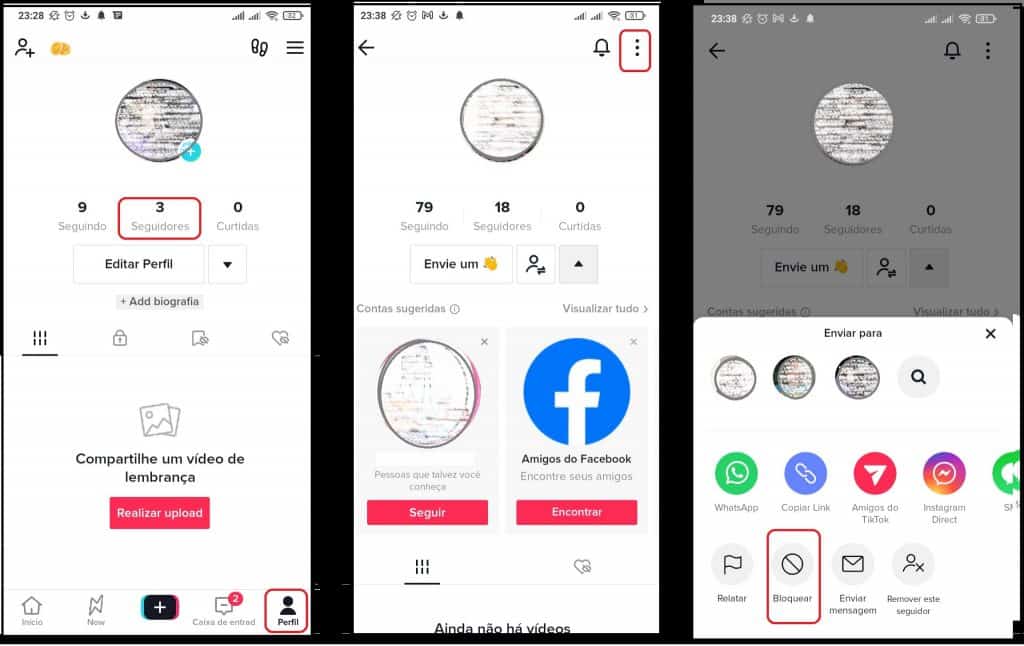 Imagem 2 Como bloquear ou desbloquear usuários no TikTok