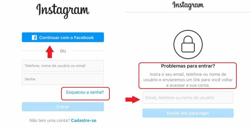 Imagem 2 Como recuperar a conta desativada do Instagram