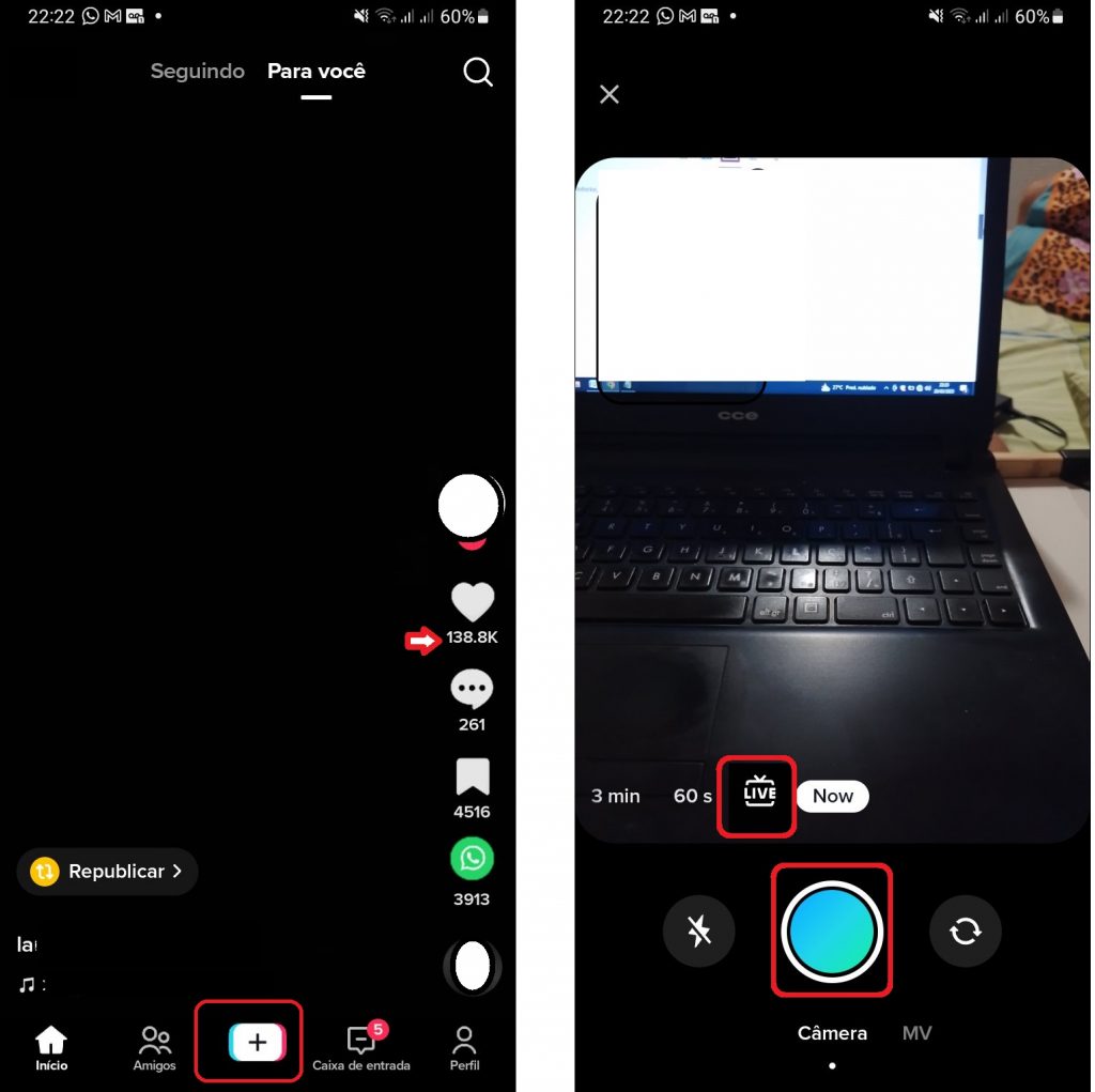 imagem 2 Como fazer uma live no TikTok