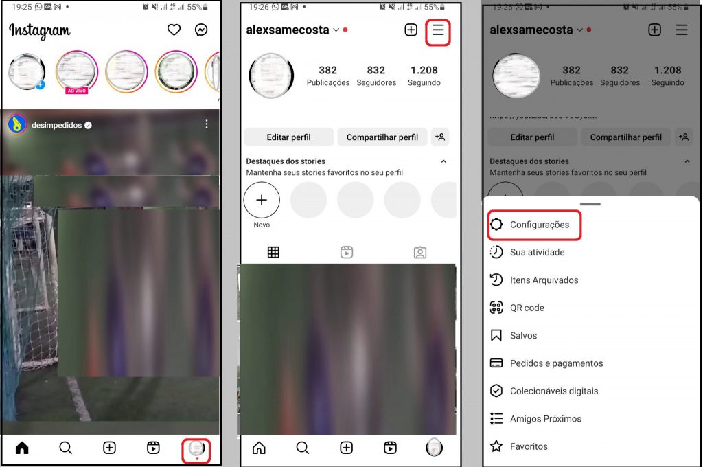 Imagem 2 Como Mudar a Senha do Instagram no Android