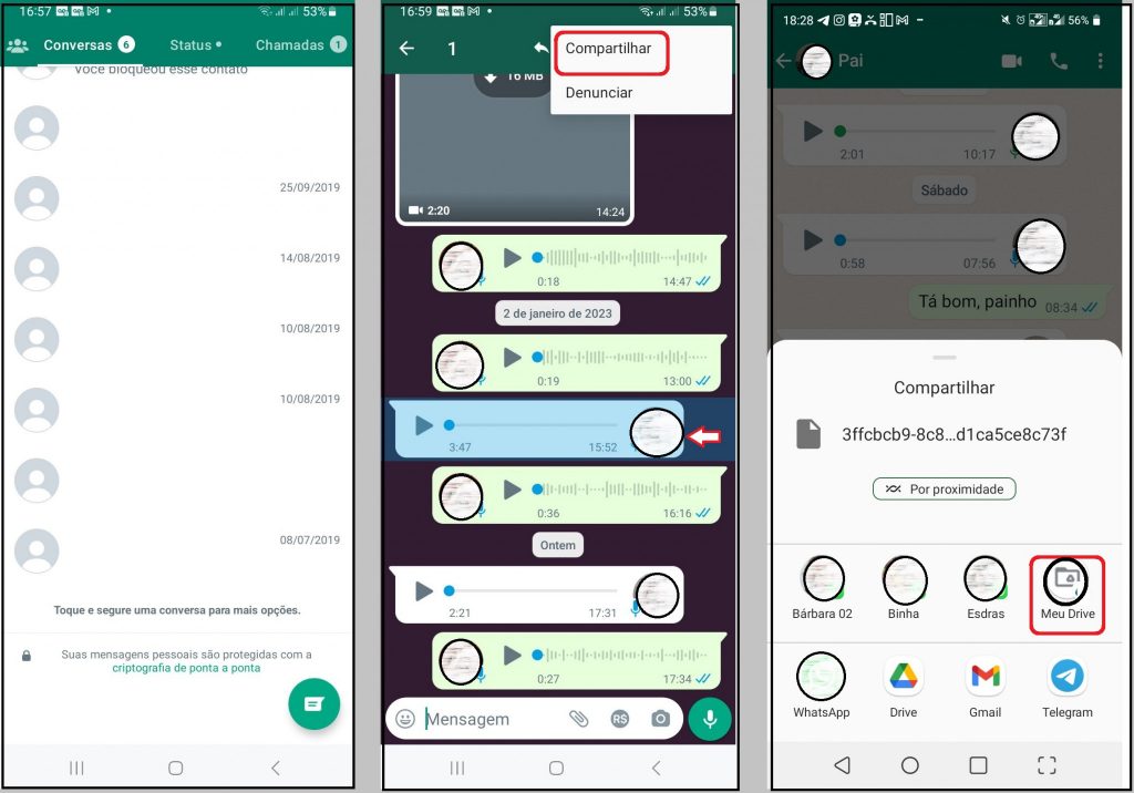 imagem 2 Como salvar o áudio do WhatsApp no Android