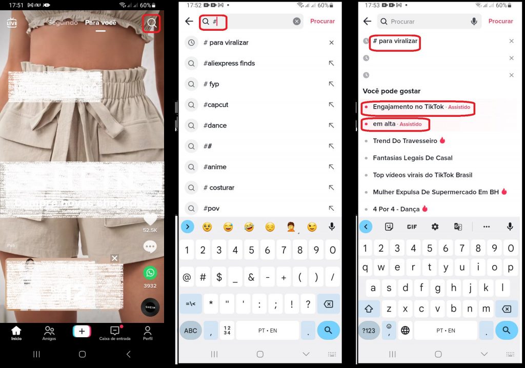imagem 2 Como encontrar hashtags populares no TikTok