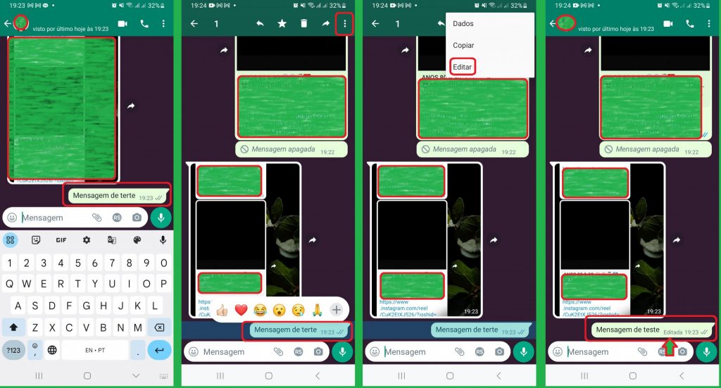 imagem 2 Como editar as mensagens enviadas no WhatsApp