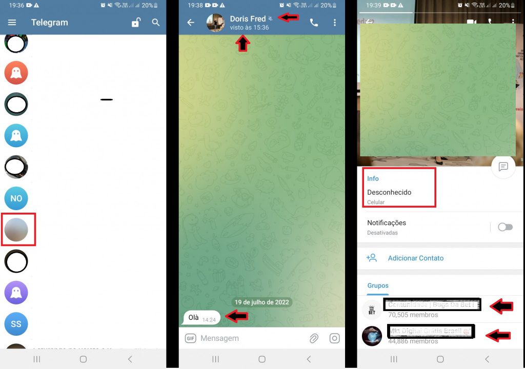 imagem 2 Como identificar uma conta falsa no Telegram