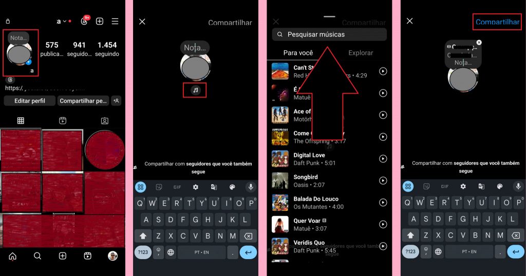 imagem 2 Como colocar música no seu perfil do Instagram