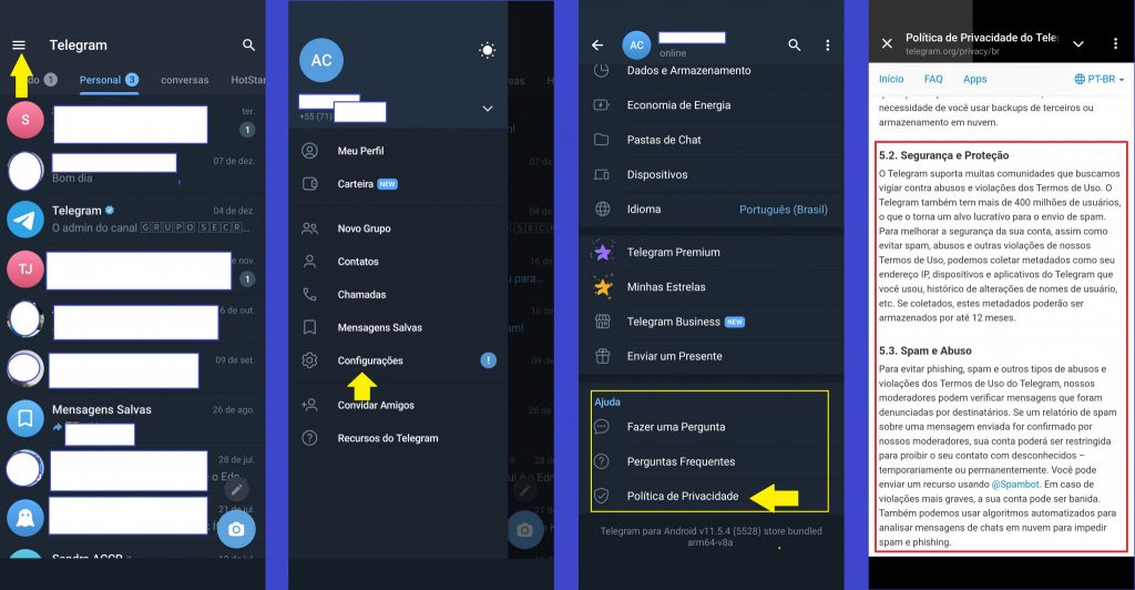 Imagem 2 Como reverter banimento no Telegram e se proteger de bans futuros