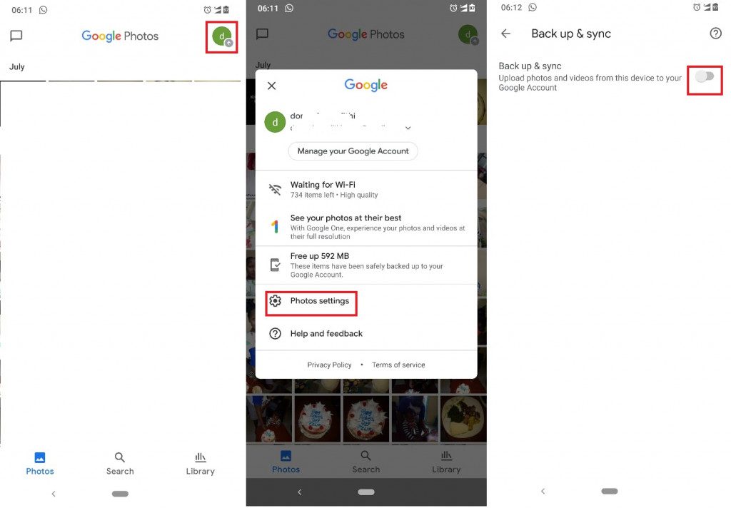 How to Reactivate the Backup of Images from WhatsApp and other Applications in Google Photos