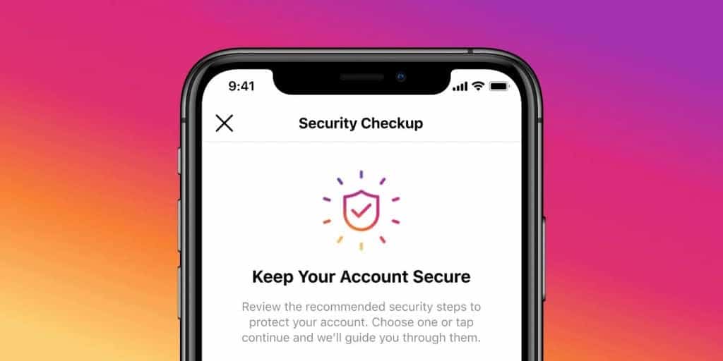 Instagramのセキュリティ確認機能の使い方
