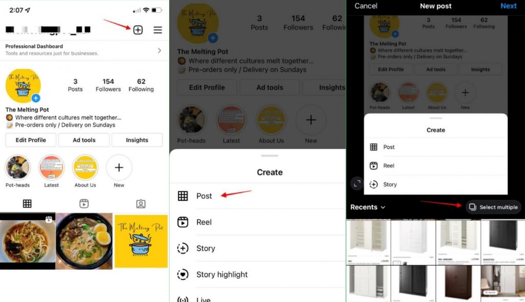 image 3: How to Make Instagram Carousel Posts on Android