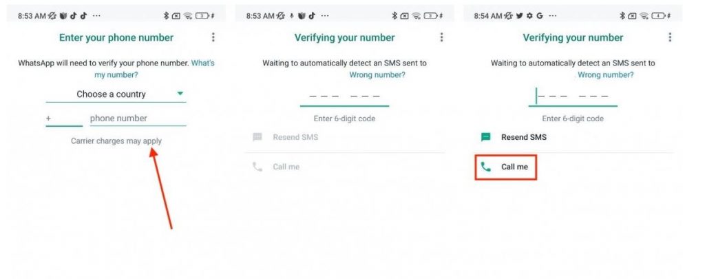 image 2: How to Activate WhatsApp without Verification Code