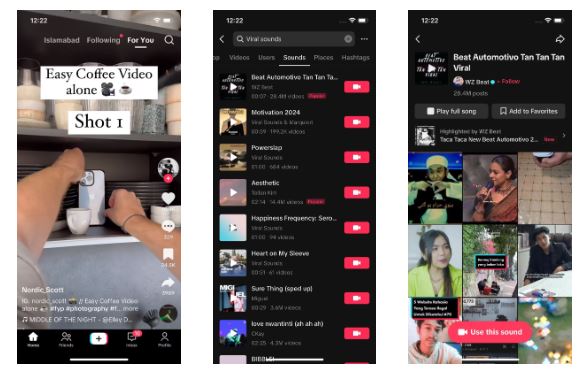 image 2: How to Find Trending Songs on TikTok