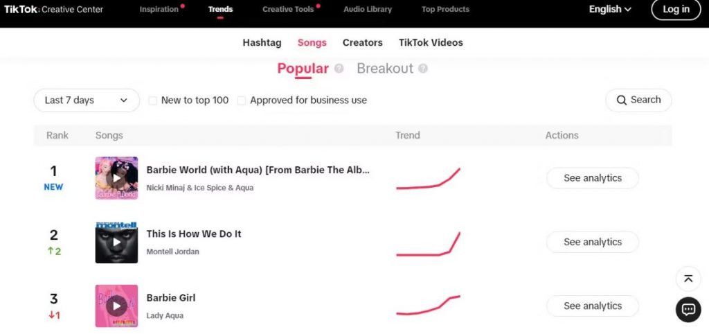 image 3: How to Find Trending Songs on TikTok