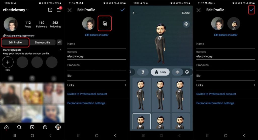 image 3: How to Activate the Dynamic Profile Picture on Instagram