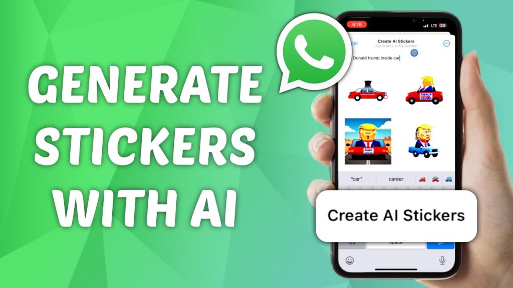 Zo kun je door AI gegenereerde stickers op WhatsApp maken
