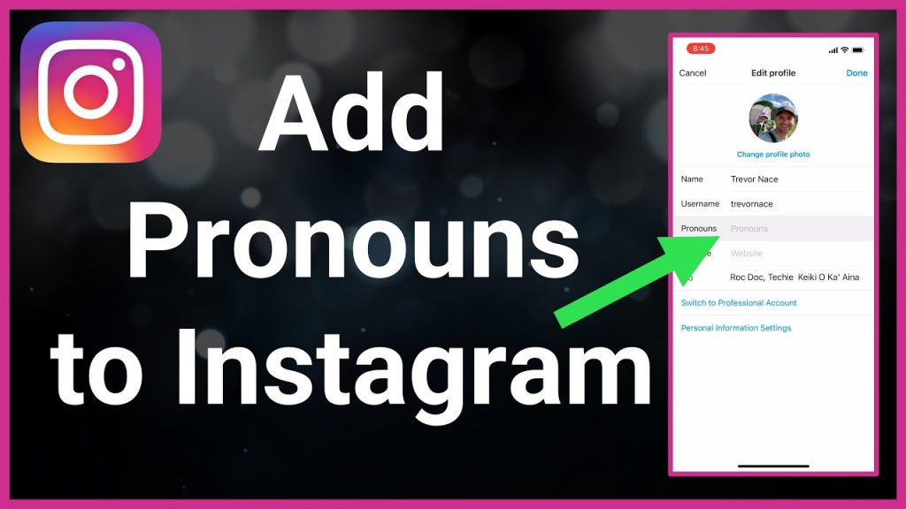 Zo kun je voornaamwoorden toevoegen op Instagram
