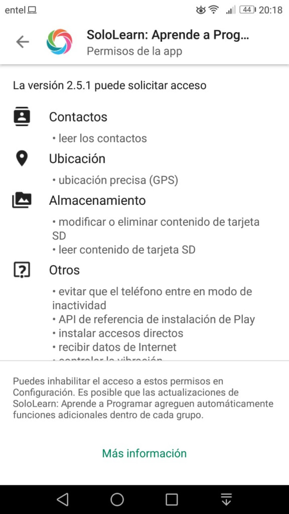 Imagen2 ¡Administra los permisos de las aplicaciones en Android!