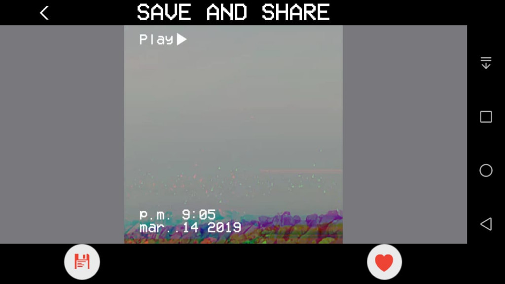 Imagen4 ¡Graba videos en estilo retro con efectos de VHS en tu Android!
