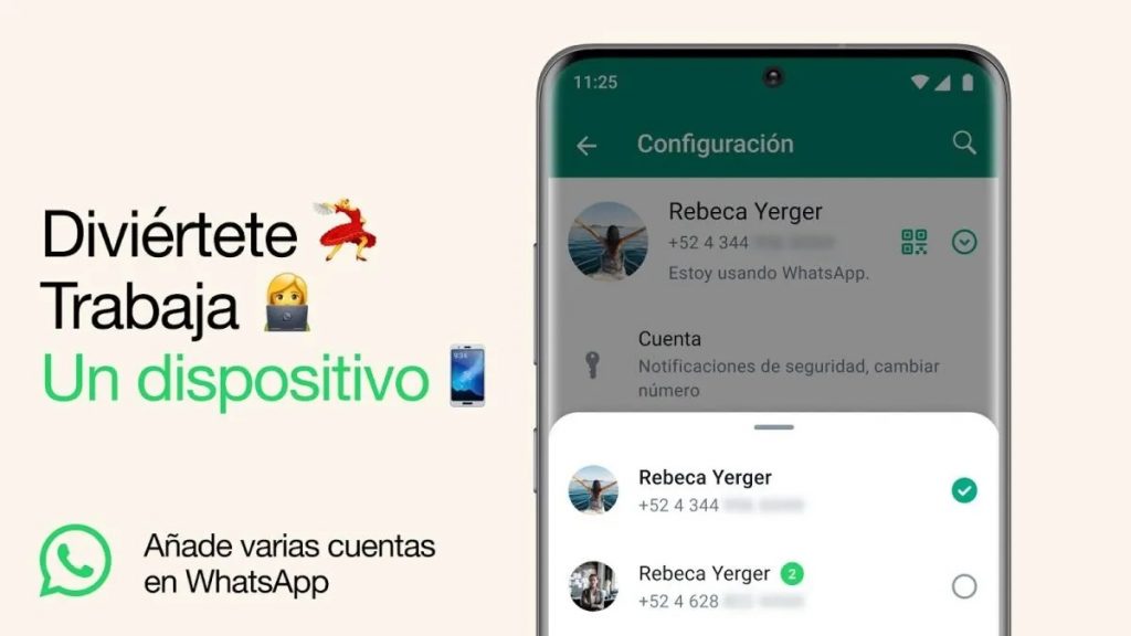 Cómo usar dos cuentas de WhatsApp en el mismo móvil Android