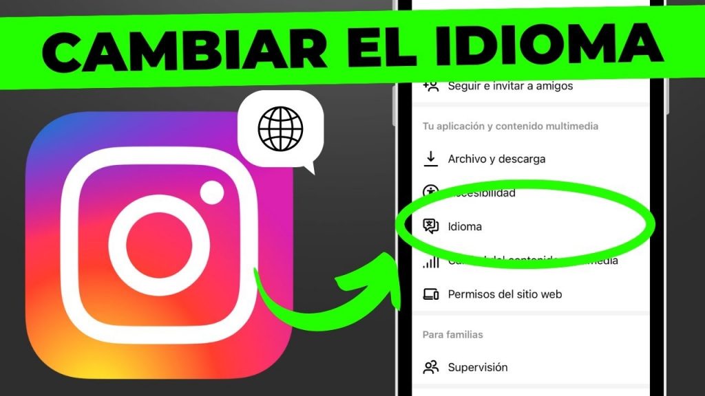 Cómo cambiar el idioma en Instagram paso a paso