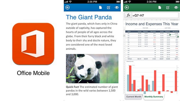 Word, Excel y PowerPoint llegan a Android 