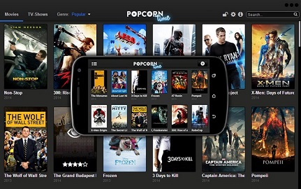 Las mejores películas y series online en Popcorn Time para Android