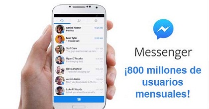 Grandes novedades llegarán a Facebook Messenger en 2016