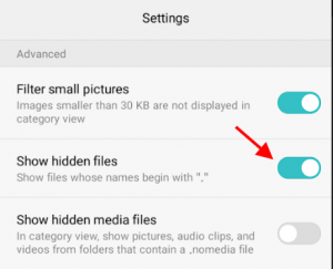 image 4 - How to hide files, photos and videos on Android