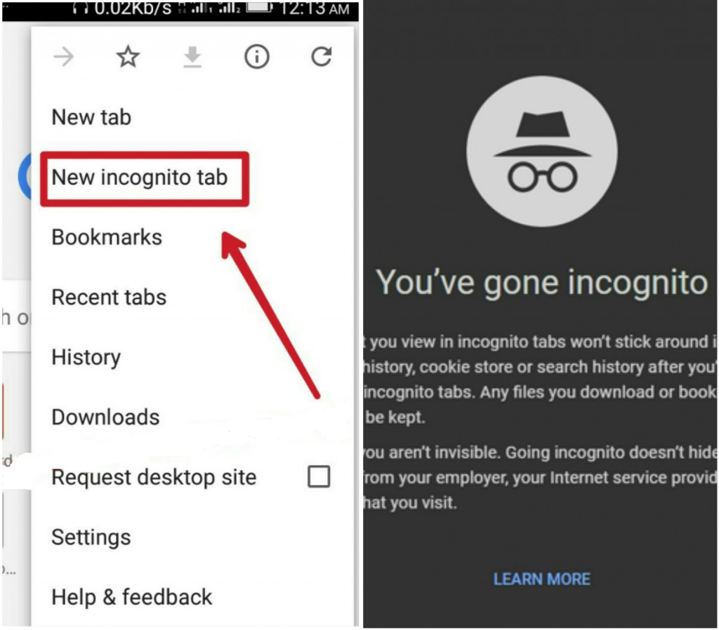 how to go incognito on opera gx browser