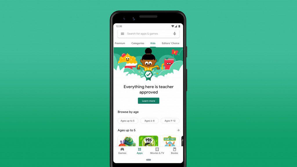 Google Play adds a new Teacher Approved section