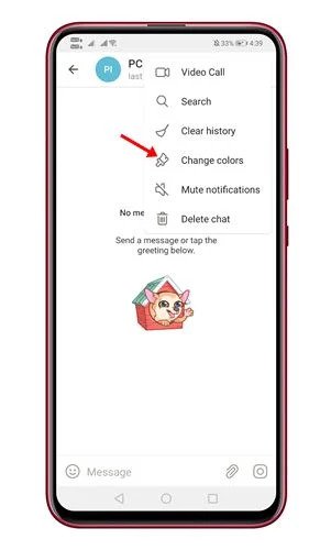 Image 3: How to Change Themes for Individual Chats On Telegram