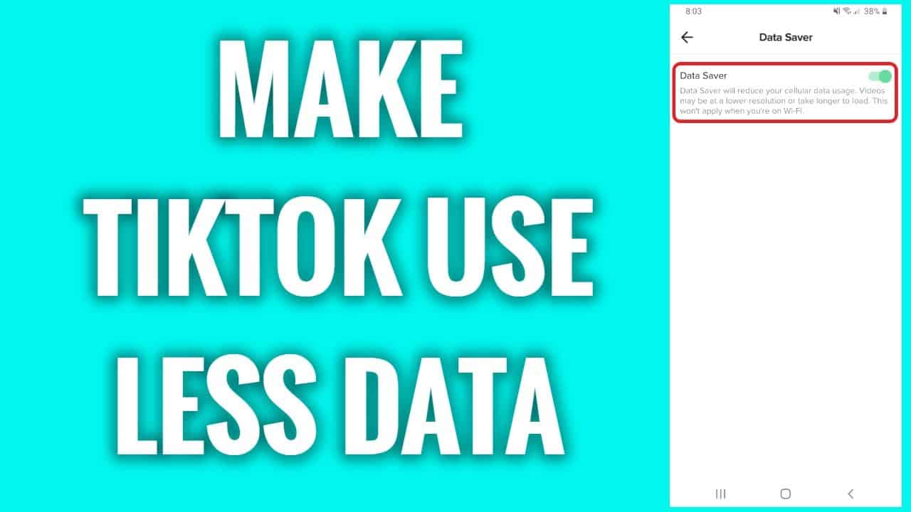 Image 1: How To Make TikTok Use Less Data