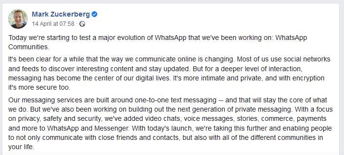Image 3: What are WhatsApp Communities and When Will They Be Available