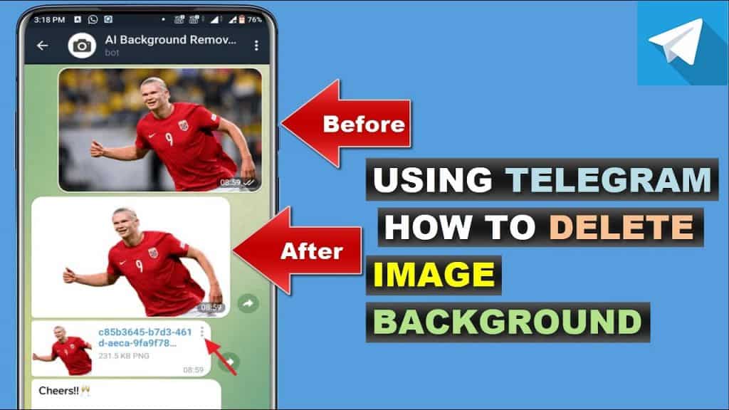 How To Remove Background From Photo With Telegram