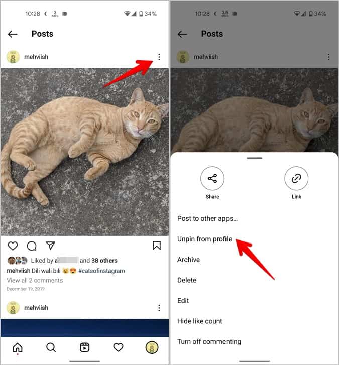 How to Pin and Unpin Posts on Instagram