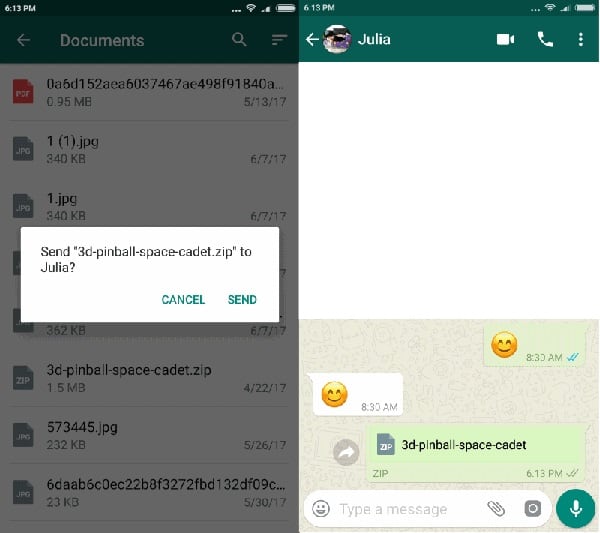How to Send Pictures as Documents on WhatsApp