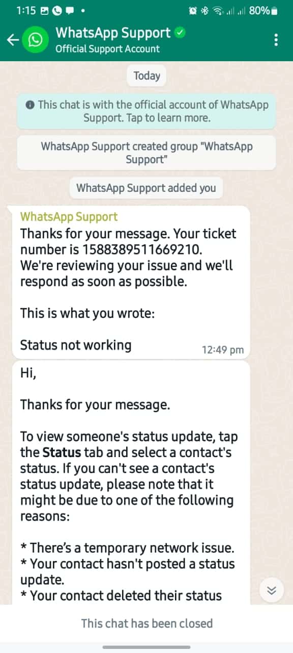 How to Contact WhatsApp Support on Android