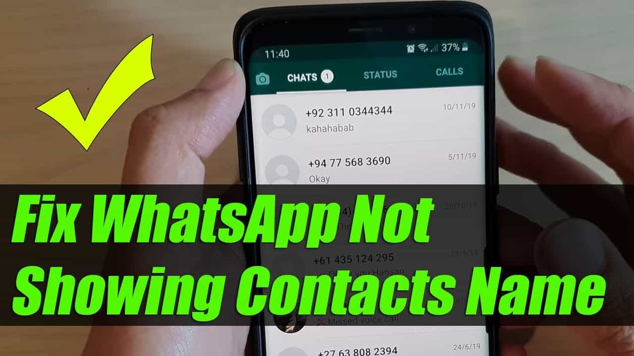How to Fix WhatsApp Not Showing Contact Names on Android
