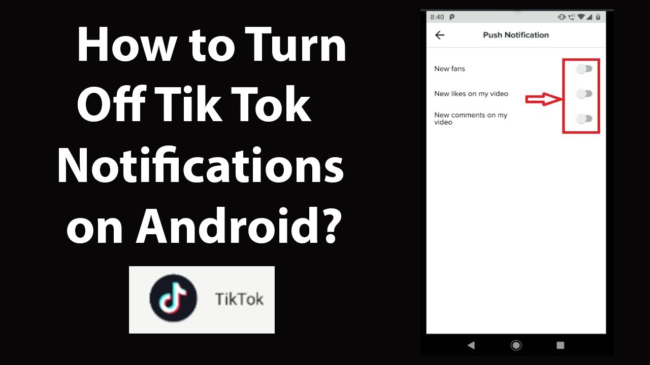 How to Turn Off TikTok Notifications on Android