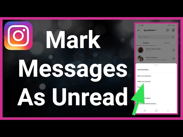 How to Unread Messages on Instagram