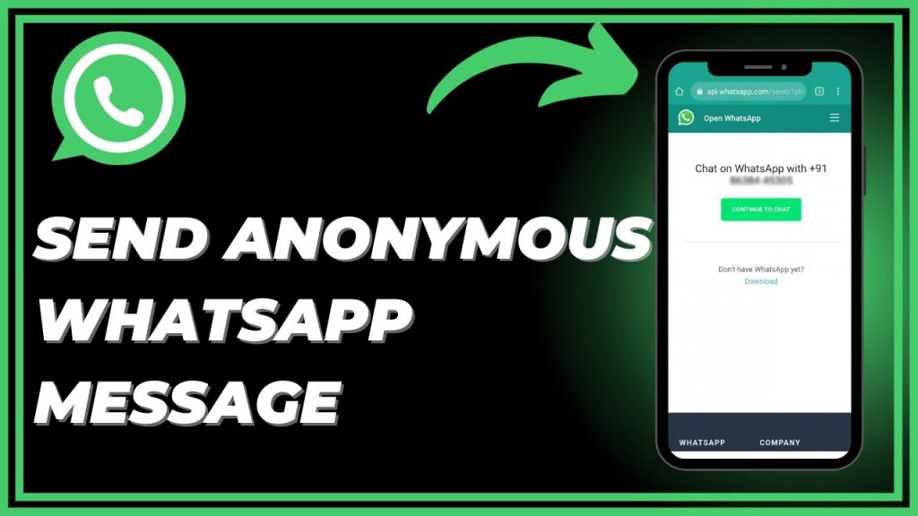 How to Send Anonymous Messages on WhatsApp