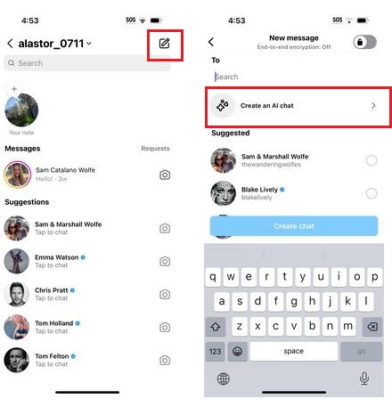 How to Create an AI Chat on Instagram