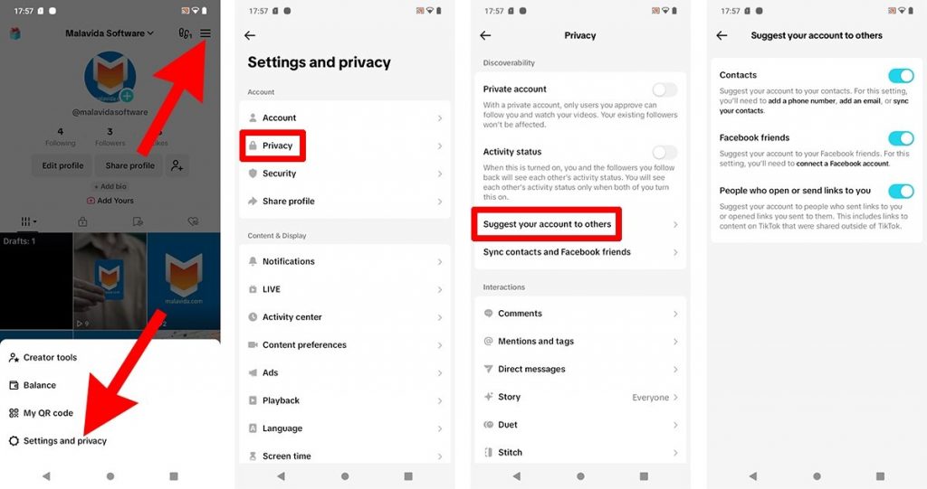 How to Hide your TikTok Account on Android