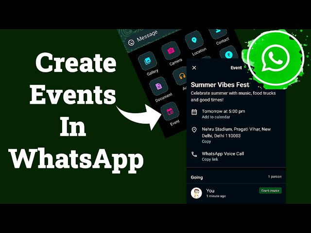 How to Create and Manage an Event on WhatsApp
