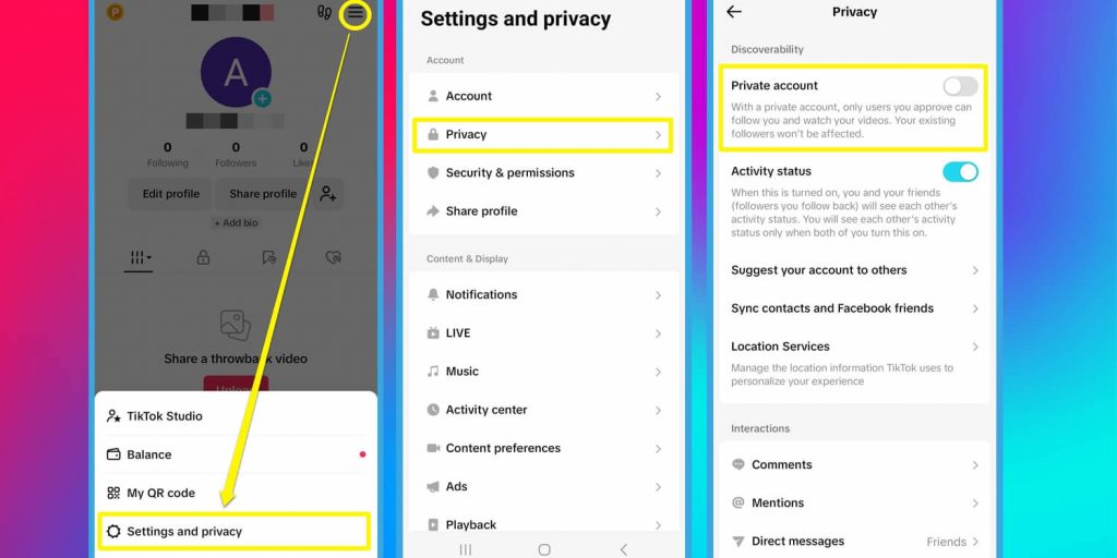 How to Private Account on TikTok