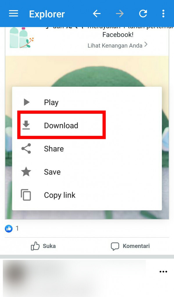 Image 1 Cara Mengunduh Video Facebook di Android