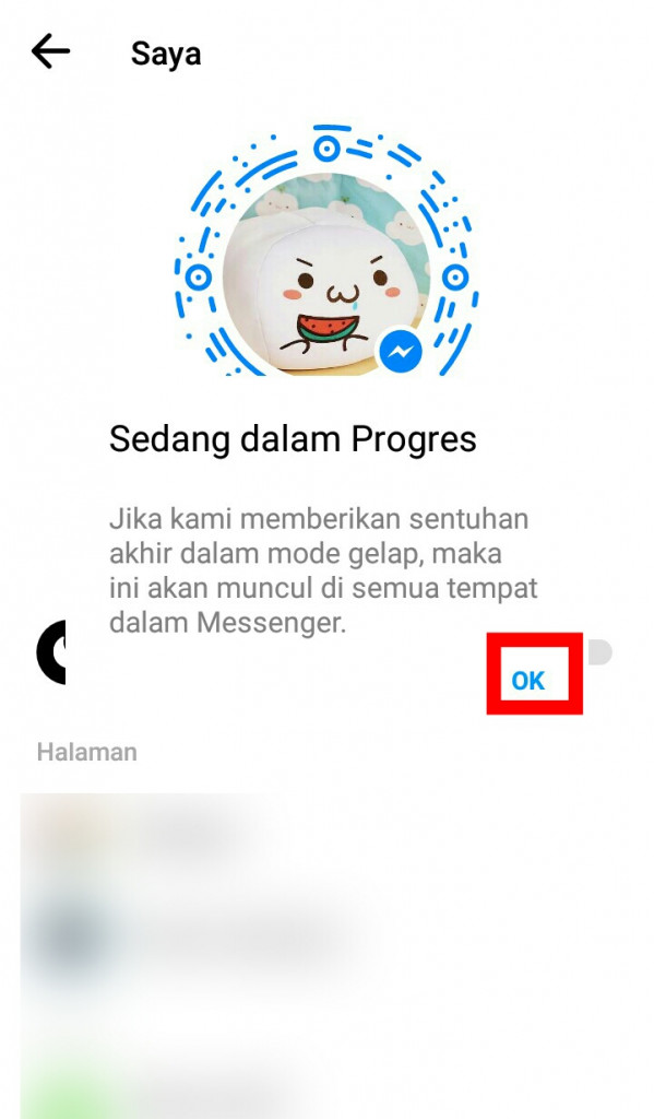 Image 2 Mode Gelap Facebook Messenger Akhirnya Tiba - Buka dengan Sebuah Emoji!